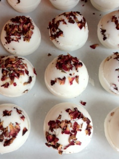 bath bombs, made with pure essential oils, soak in bath and rejuvenate.